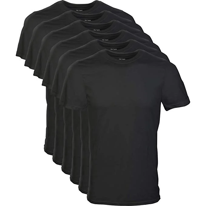 GILDAN MEN'S CREW T-SHIRT MULTIPACK AS LOW AS $12.50