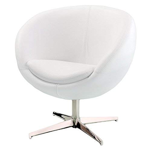 MODERN LEATHER ROUND BACK CHAIR FOR $141.99