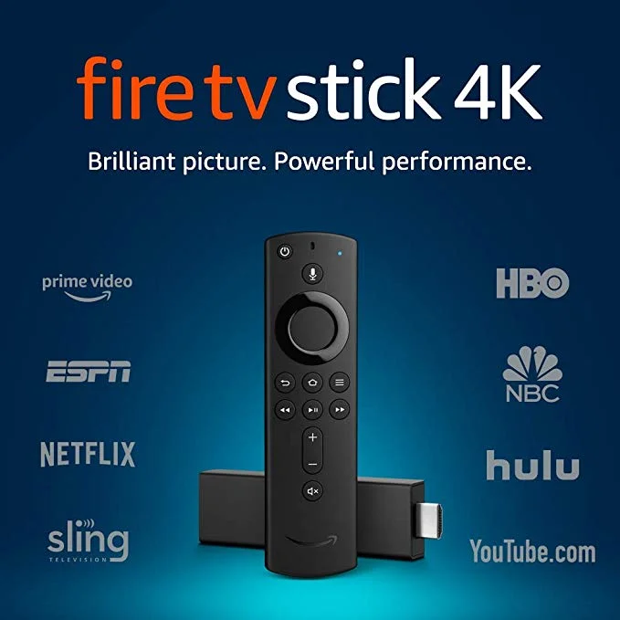 4K AMAZON FIRE TV STICK WITH ALEXA VOICE REMOTE FOR $34.99