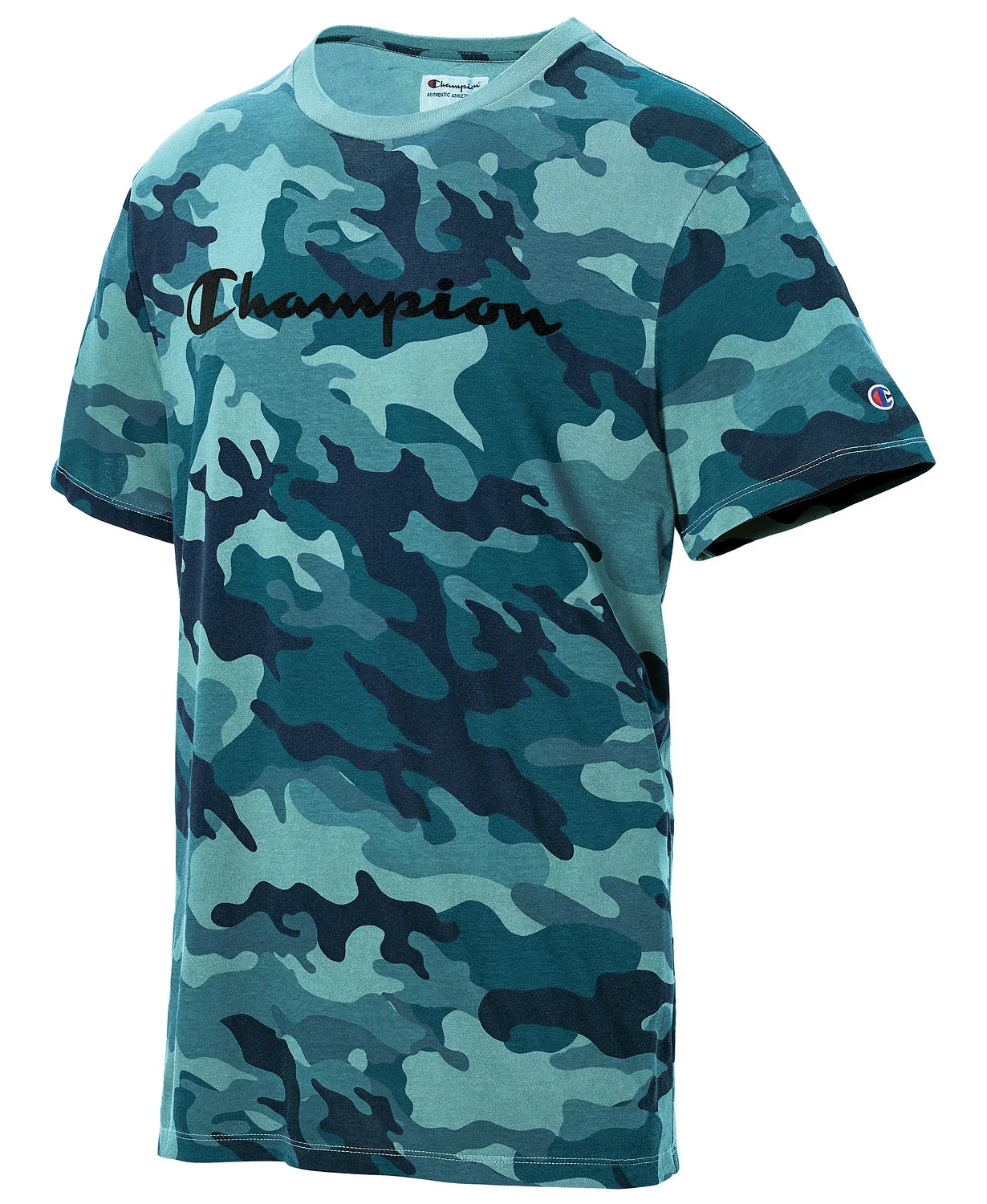 CHAMPION MEN'S CAMO-PRINT T-SHIRTS FOR $21.00