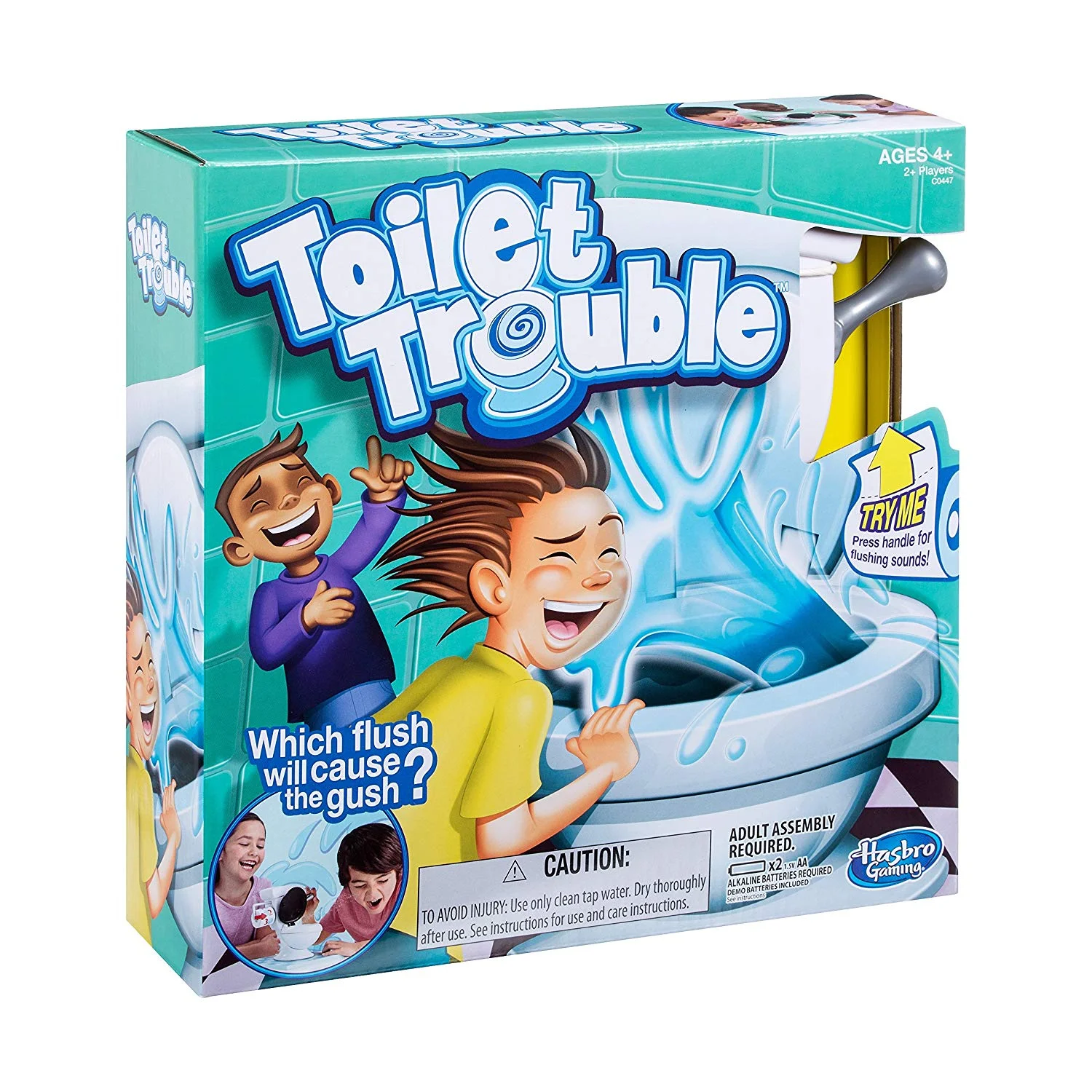 HASBRO GAMES TOILET TROUBLE FOR $4.99