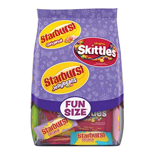 SKITTLES ORIGINAL, STARBURST ORIGINAL, AND STARBURST ORIGINAL JELLYBEANS CANDY EASTER VARIETY BAG FOR $7.19