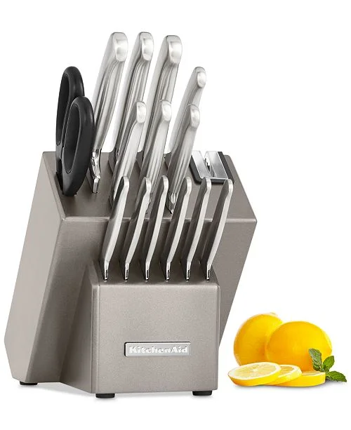 KITCHENAID ARCHITECT SERIES 16-PIECE STAINLESS STEEL CUTLERY SET FOR $59.99