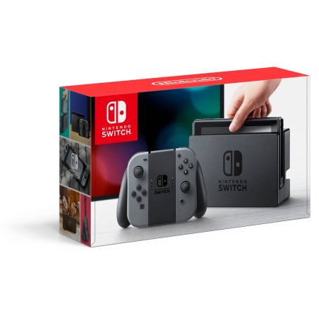 NINTENDO SWITCH 32GB CONSOLE WITH GRAY JOY-CON FOR $279.99
