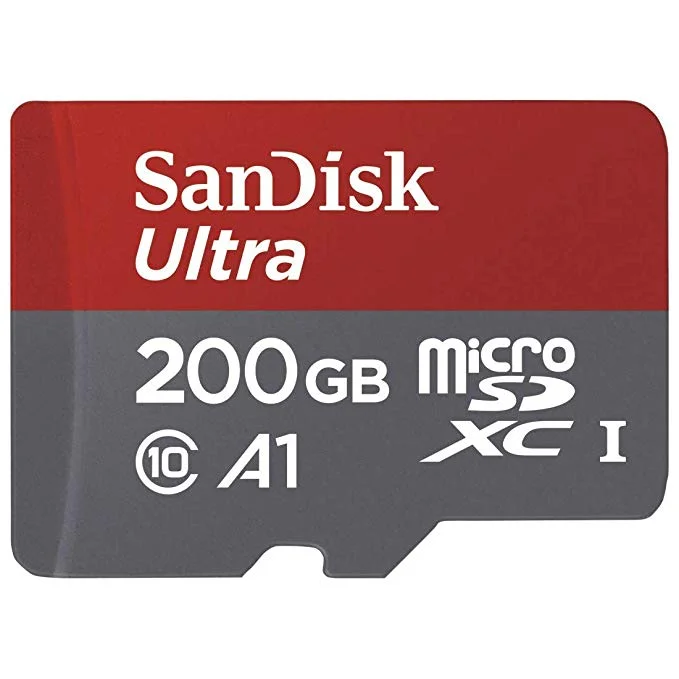 SANDISK ULTRA 200GB MICRO SD CARD WITH ADAPTER FOR $25.00