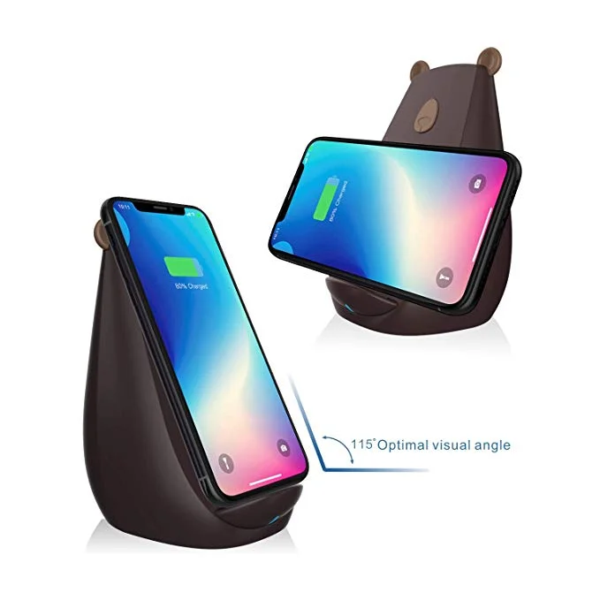 BEAR BIONIC DESIGN WIRELESS CHARGING STAND FOR $12.50
