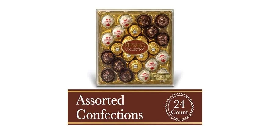 FERRERO ROCHER ASSORTED COCONUT CANDY AND CHOCOLATE GIFT BOX FOR $5.99