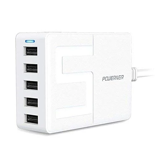 5-PORT USB WALL CHARGER FOR $8.99