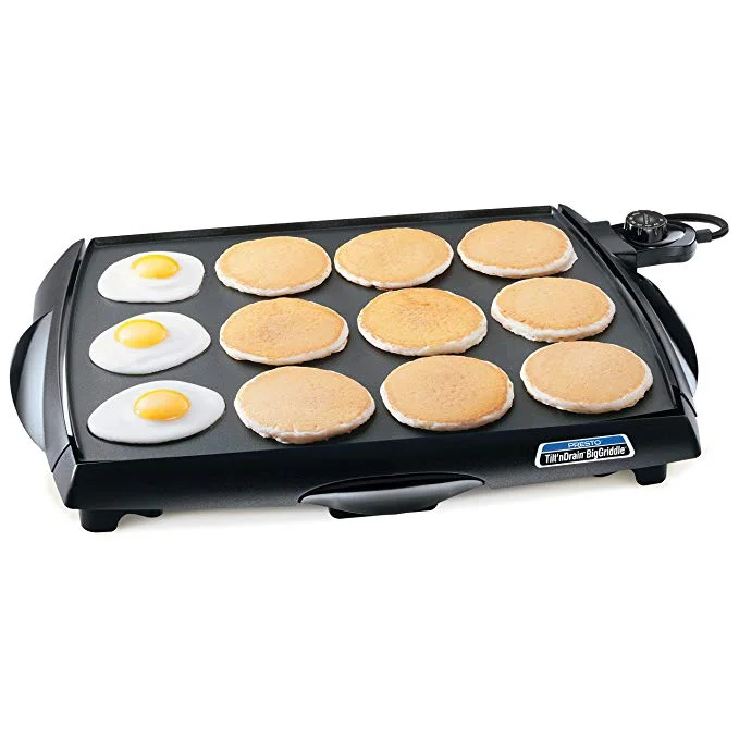 PRESTO TILT’N DRAIN BIG ELECTRIC GRIDDLE FOR $39.98