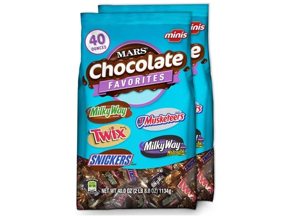 MARS MINIS SIZE CANDY VARIETY MIX (2 BAGS) FOR $9.94