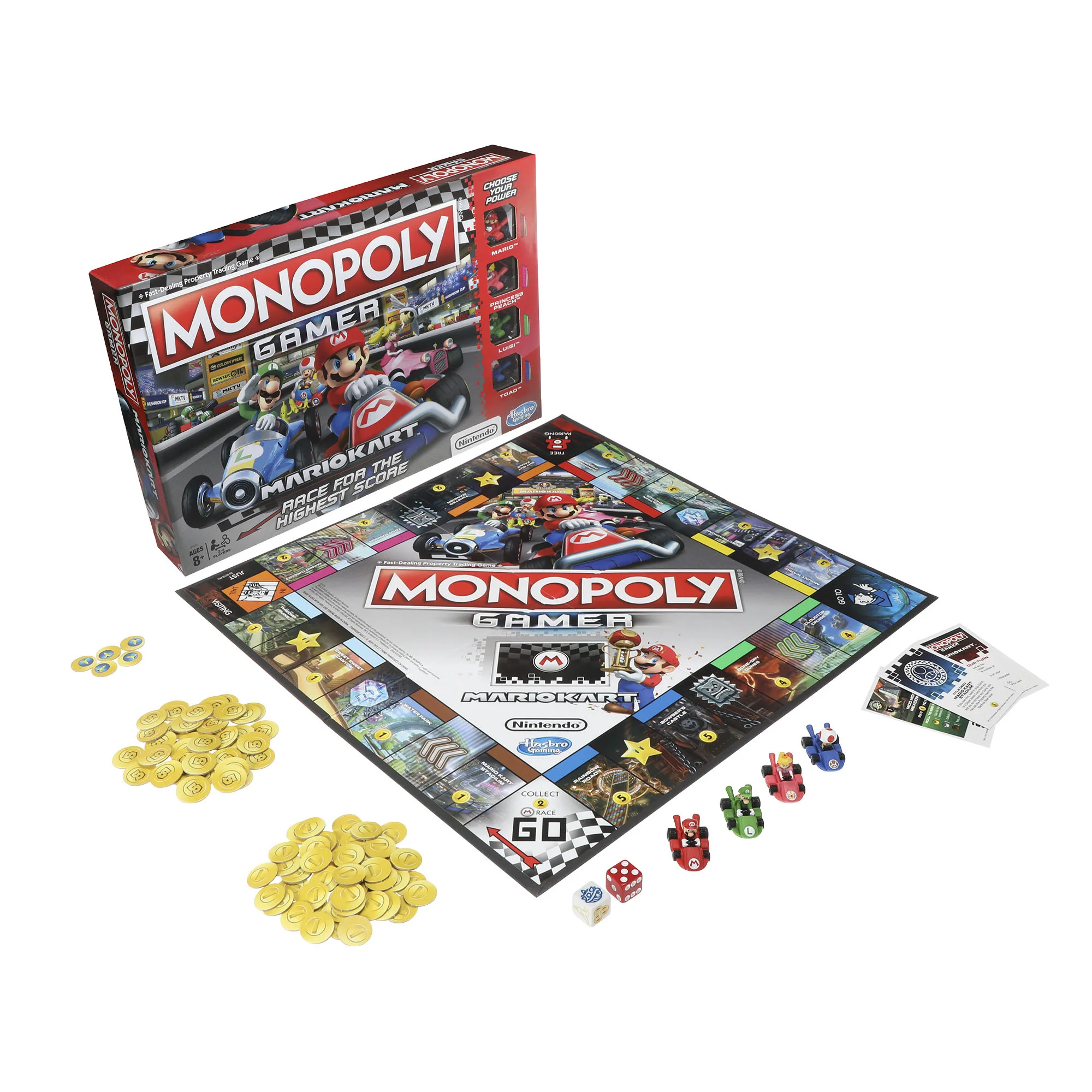 MONOPOLY GAMER MARIO KART EDITION FOR $14.42