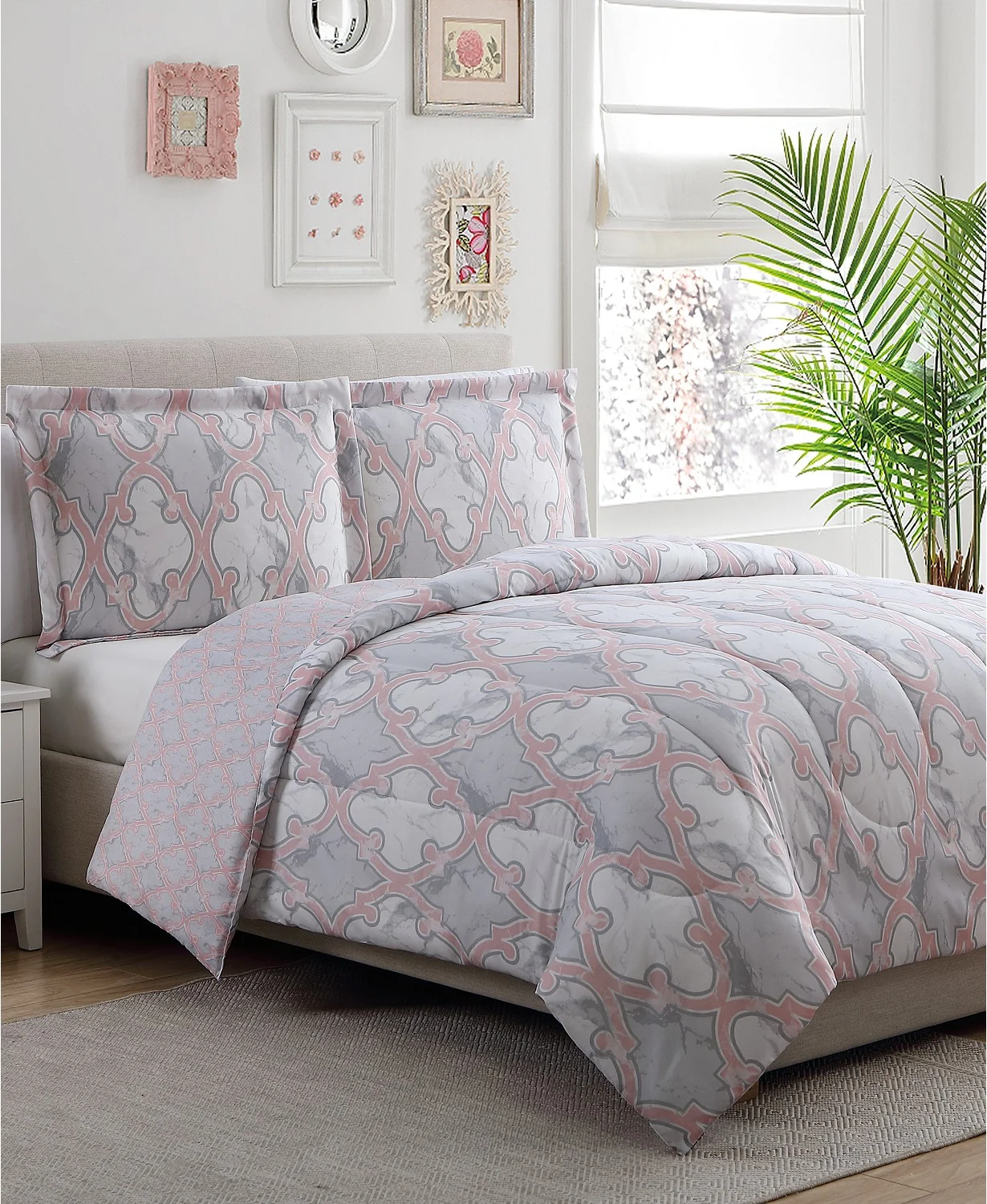 3-PIECE COMFORTER SETS FOR $18.99