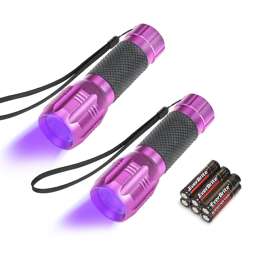 UV BLACK LIGHT FLASHLIGHTS (2 PACK) FOR $4.94