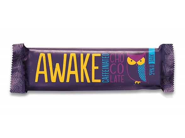 AWAKE CAFFEINATED DARK CHOCOLATE BARS (12 COUNT) FOR $9.99