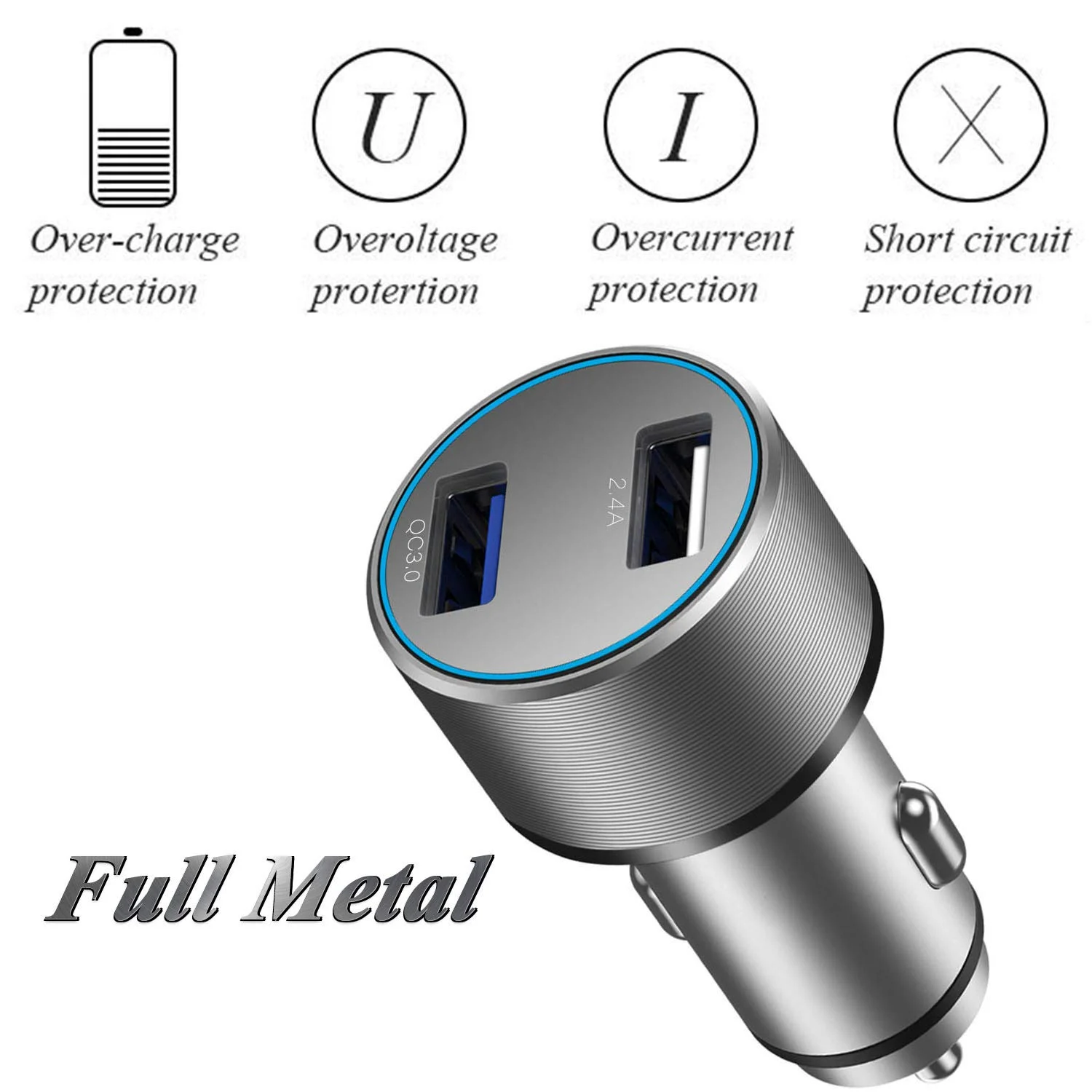 DUAL USB CAR CHARGER FOR $9.80
