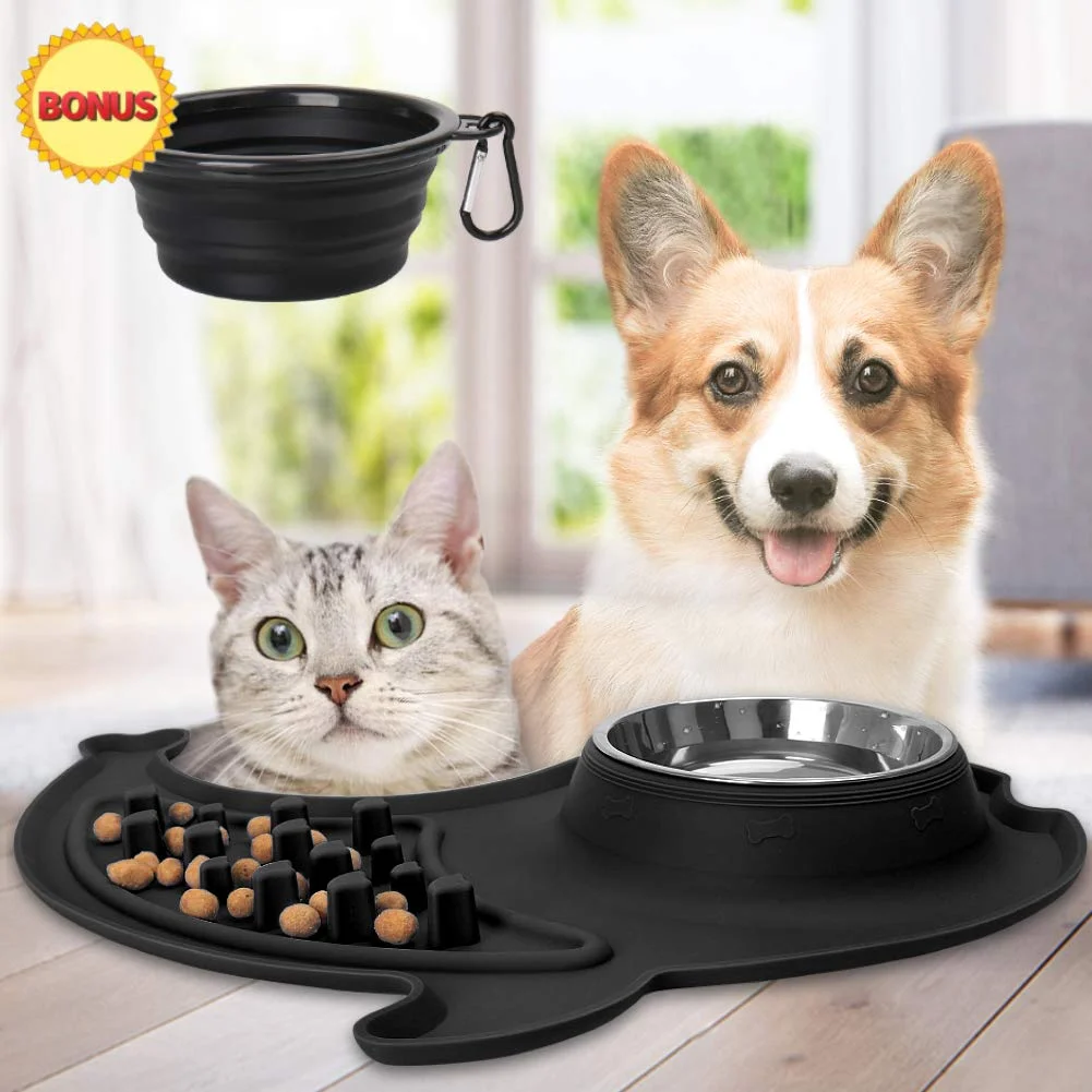 2-IN-1 STAINLESS STEEL DOG BOWLS AND WATER BOWL AS LOW AS $4.79