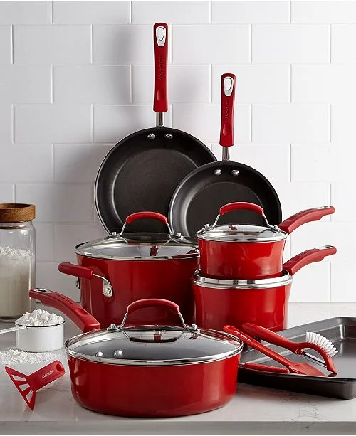 RACHAEL RAY 14-PIECE NONSTICK COOKWARE SET FOR $104.99