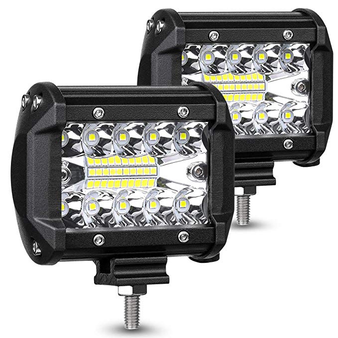 WATERPROOF OFF-ROAD DRIVING LIGHTS (2 PACK) FOR $9.99