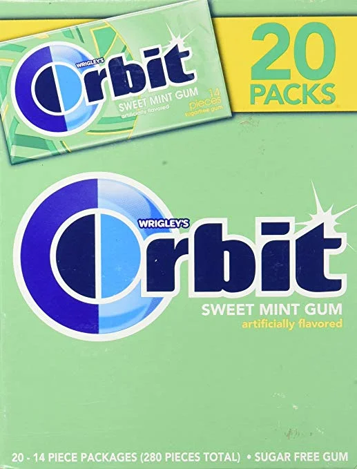 ORBIT SWEET MINT SUGARFREE GUM (20 PACKS) FOR $10.99
