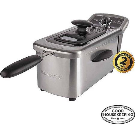 FARBERWARE ROYALTY STAINLESS STEEL 2.5 LITER DEEP FRYER FOR $29.92