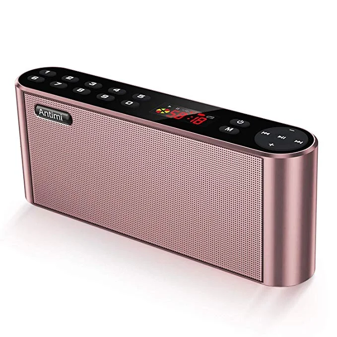 ANTIMI BLUETOOTH SPEAKER WITH FM RADIO FOR $14.99
