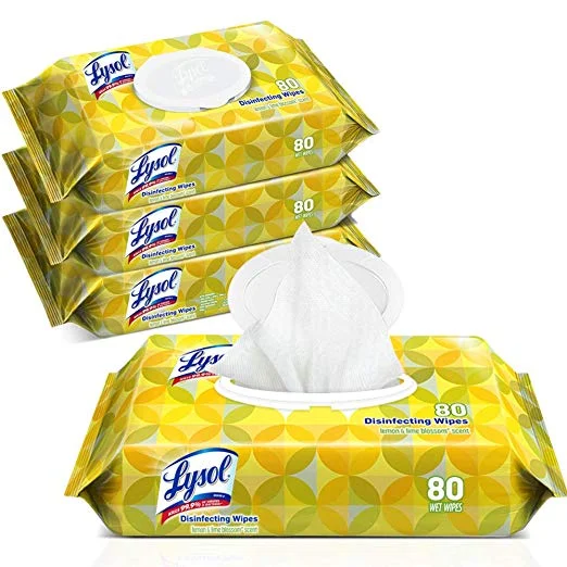 LYSOL HANDI-PACK DISINFECTING WIPES (4 X 80 COUNT) FOR $11.39