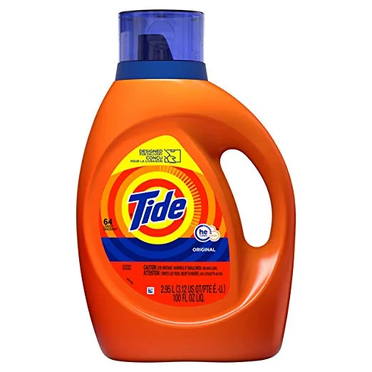3 BOTTLES OF 100OZ TIDE HE TURBO CLEAN LIQUID LAUNDRY DETERGENT FOR $35.91