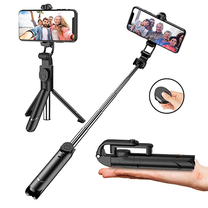 SELFIE STICK / TRIPOD WITH REMOTE CONTROL FOR $6.99