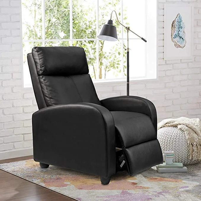 HOMALL SINGLE LEATHER RECLINER CHAIR FOR $99.74