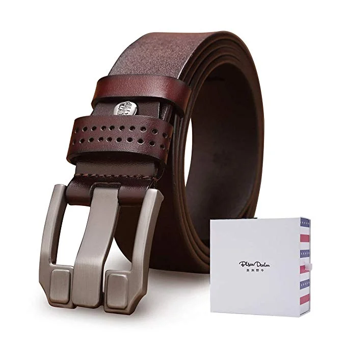 MENS GENUINE LEATHER BELT FOR $5.00