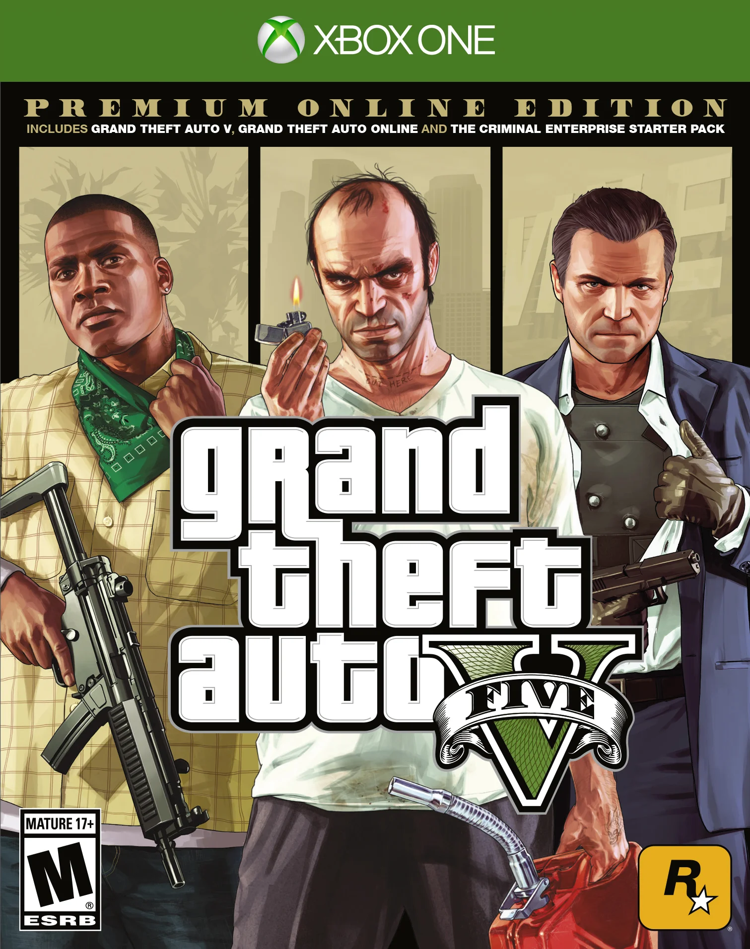 GRAND THEFT AUTO V: PREMIUM ONLINE EDITION (PS4 OR XBOX ONE) FOR $13.99