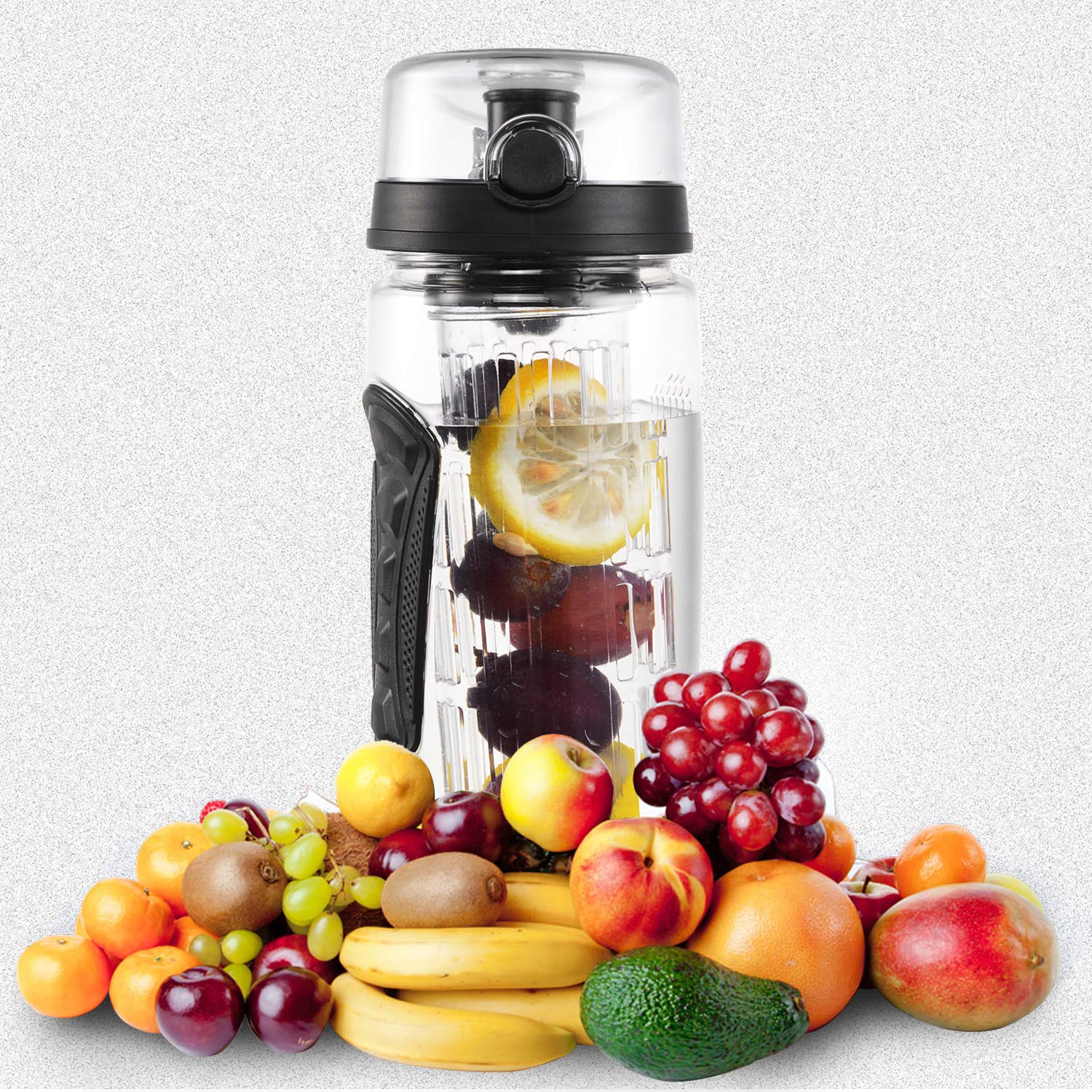 32OZ CAP FRUIT INFUSER WATER BOTTLE FOR $5.49