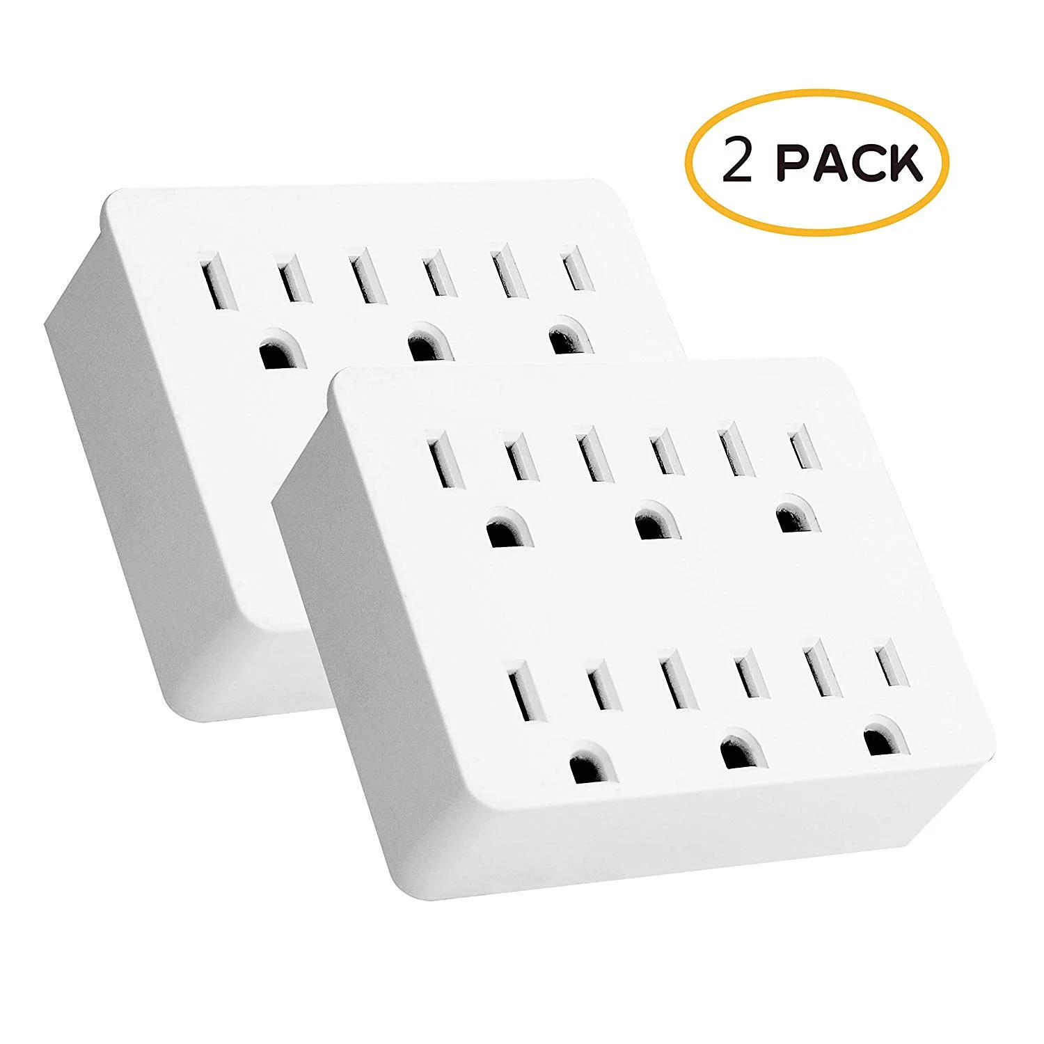 6 OUTLET WALL TAP ADAPTER FOR $6.99