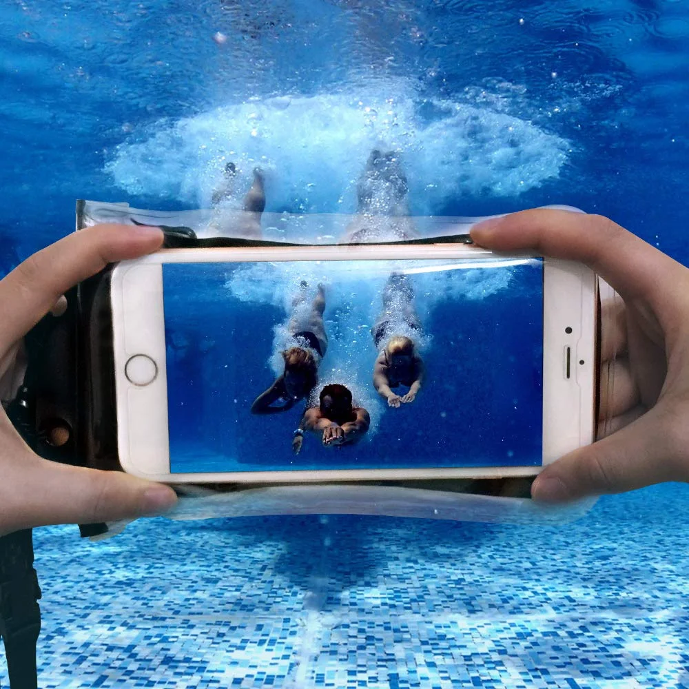 WATERPROOF CELL PHONE POUCH FOR $6.49