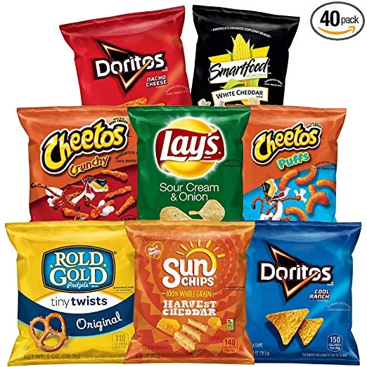 40 SNACK BAGS - FRITO-LAY FUN TIMES MIX VARIETY PACK FOR $9.39
