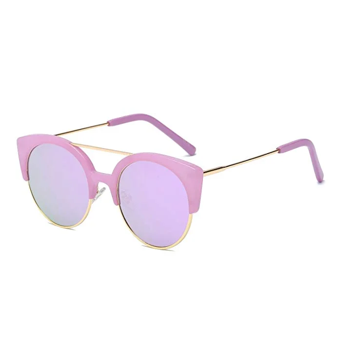 WOMENS RETRO VINTAGE HALF METAL SUNGLASSESS FOR $6.90