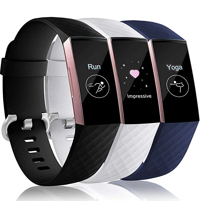 FITBIT CHARGE 3 WATERPROOF BANDS (3 PACK) FOR $3.49