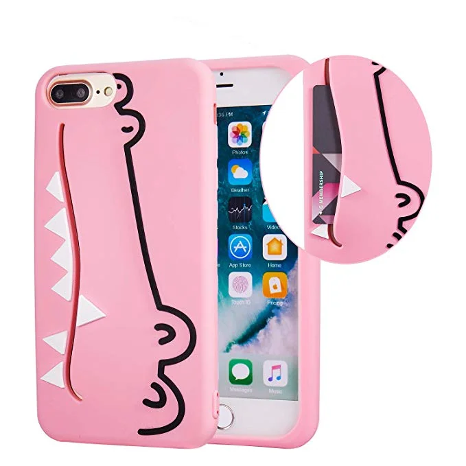 CROCODILE PINK SILICONE IPHONE CASES FOR $4.99