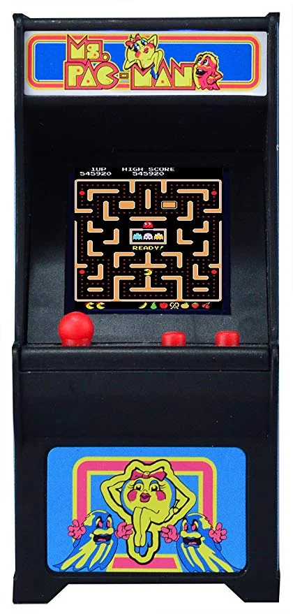 TINY ARCADE MS. PAC-MAN MINIATURE ARCADE GAME FOR $10.38