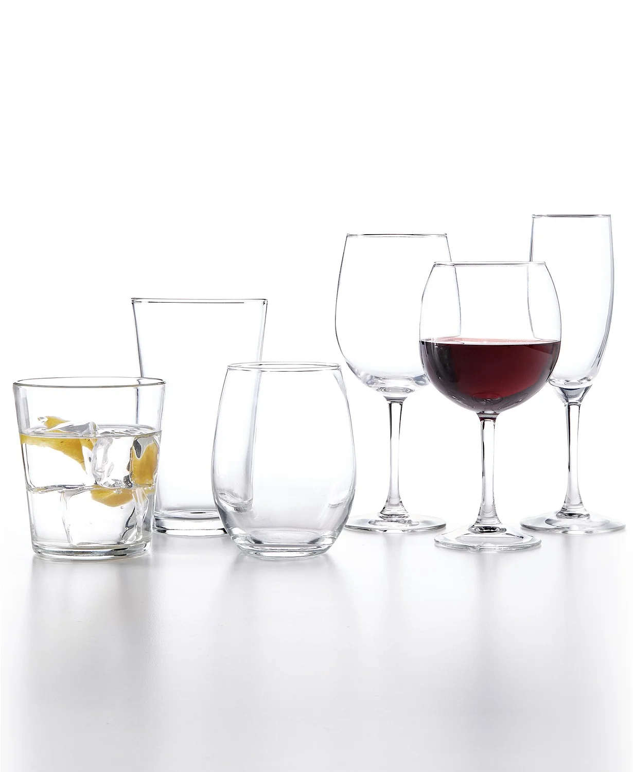 MARTHA STEWART ESSENTIALS 12-PIECE GLASSWARE COLLECTION FOR $9.99