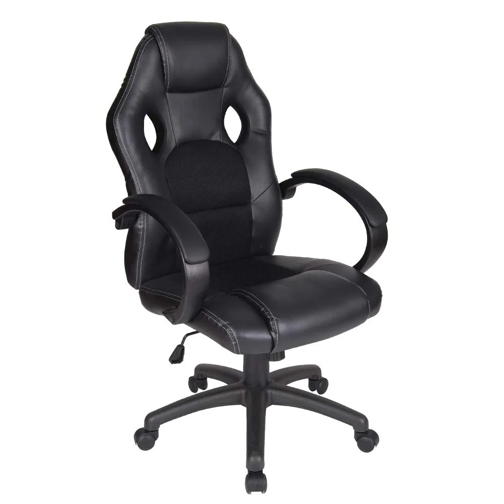 HIGH BACK ERGONOMIC ADJUSTABLE RACING / OFFICE CHAIR FOR $43.99