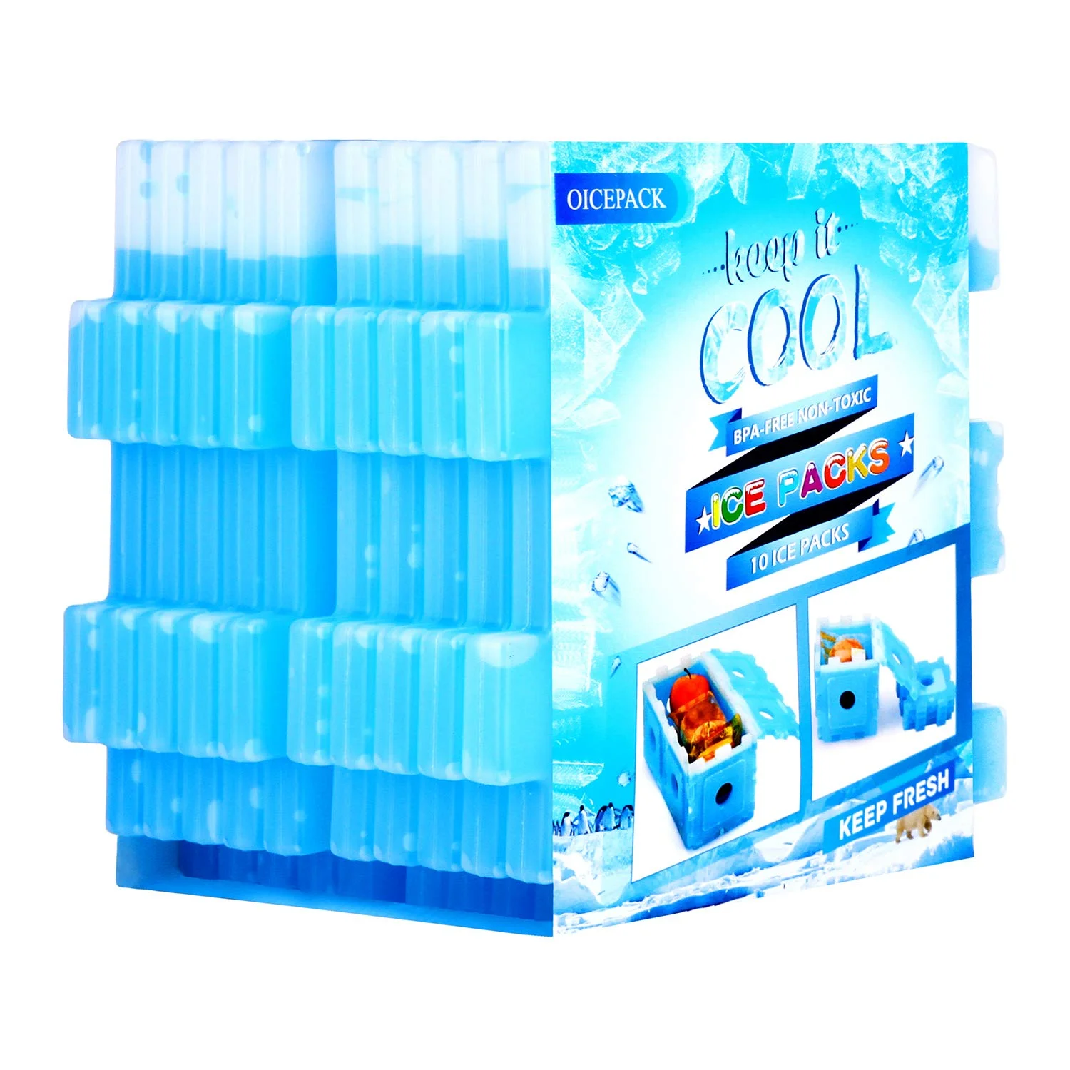 REUSABLE FREEZER ICE PACKS (10 PACK)&nbsp;FOR $8.49