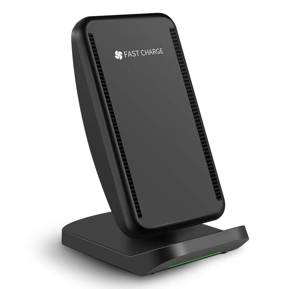 FAST CHARGE WIRELESS CHARGING STAND WITH BUILT-IN COOLING FAN FOR $11.00