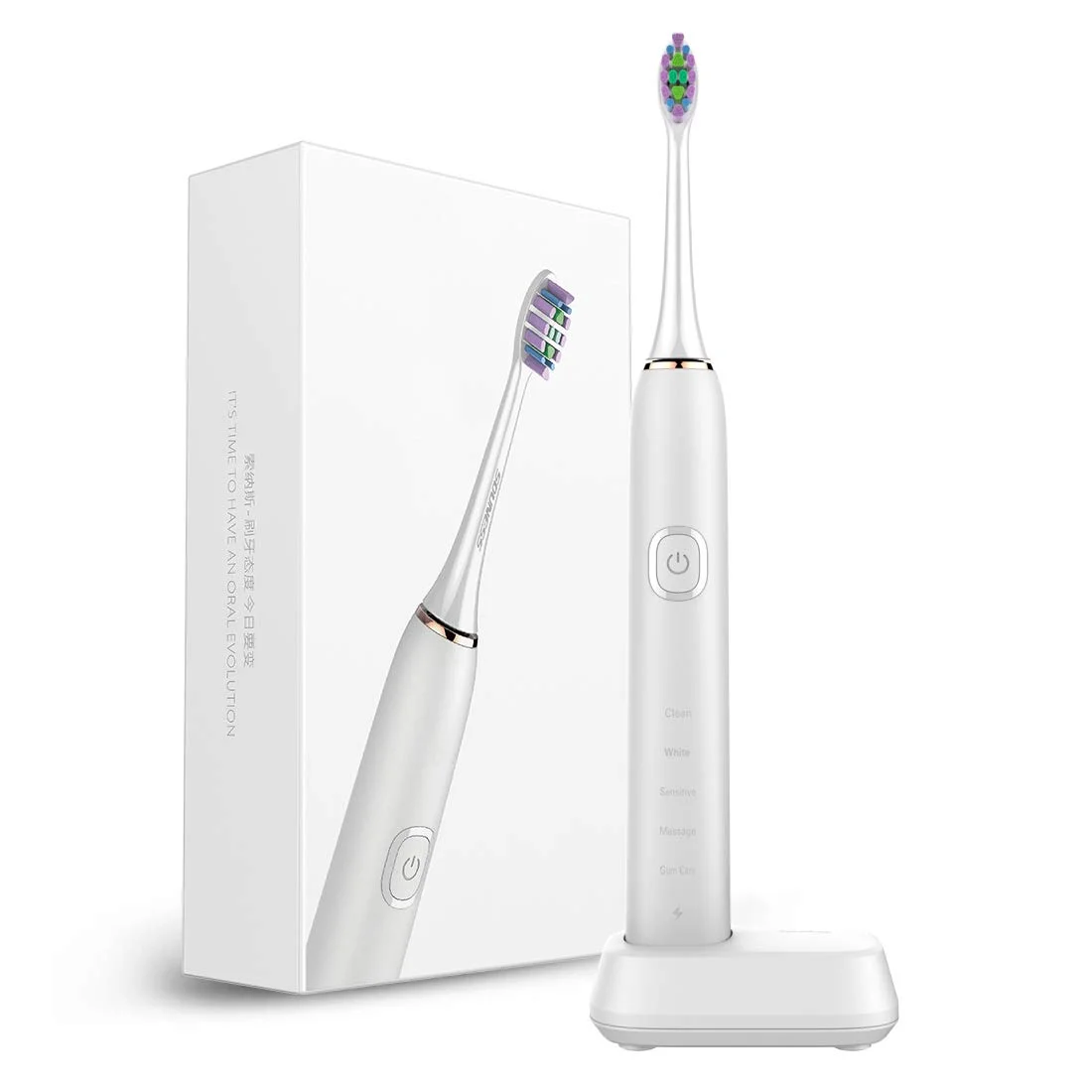 SONIC ELECTRIC TOOTHBRUSH WITH SMART TIMER FOR $22.49
