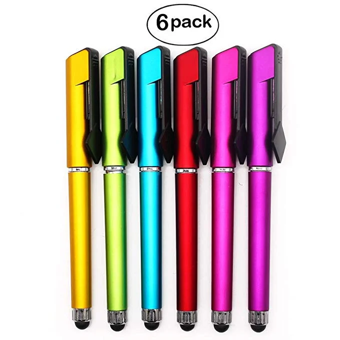 3-IN-1  STYLUS, BALLPOINT PEN &amp; PHONE HOLDER (6 PACK) FOR $3.00