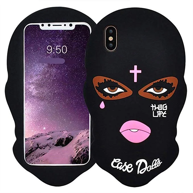 THUG LIFE BLACK MASK STYLE IPHONE CASES FOR $4.99