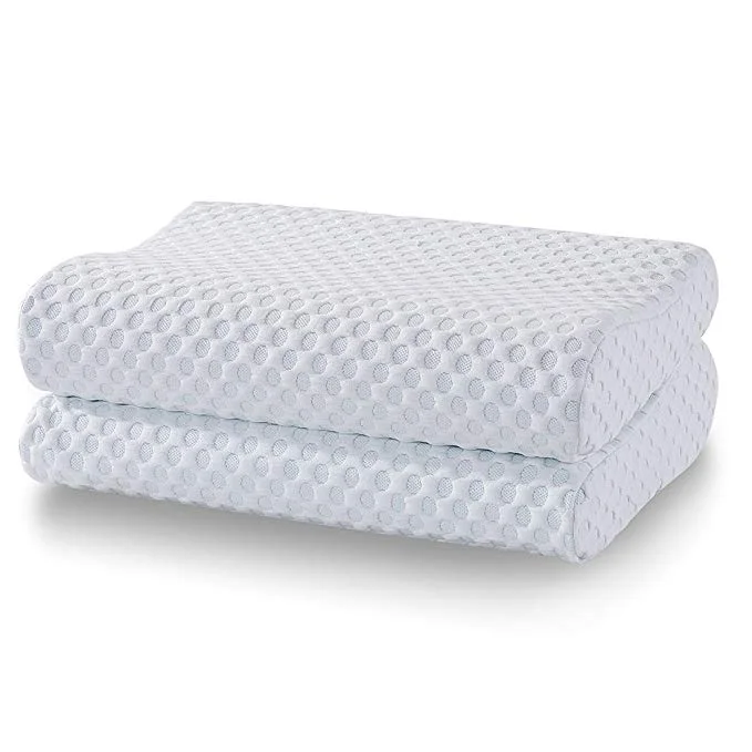 2 PACK - COMFORT &amp; RELAX MEMORY FOAM CONTOUR PILLOWS FOR $24.00