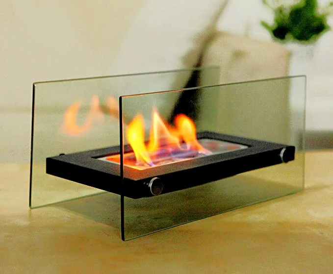 TABLE TOP ETHANOL FIREPLACE (INDOOR AND OUTDOOR USE) FOR $19.99