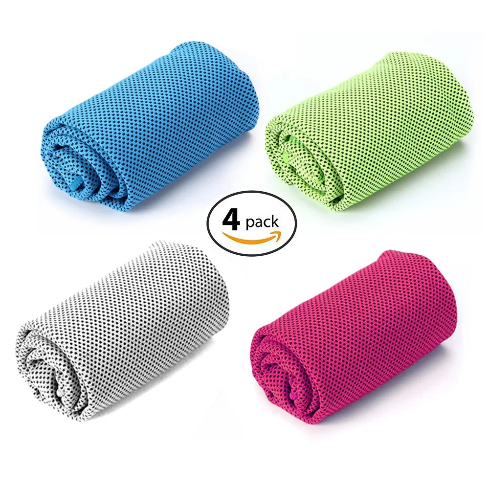 EVAPORATIVE COOLING TOWELS (4 PACK) FOR $6.00