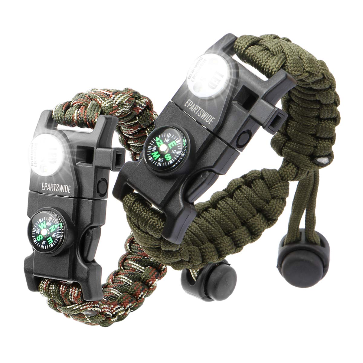PARACORD SURVIVIAL BRACELET FOR $5.60